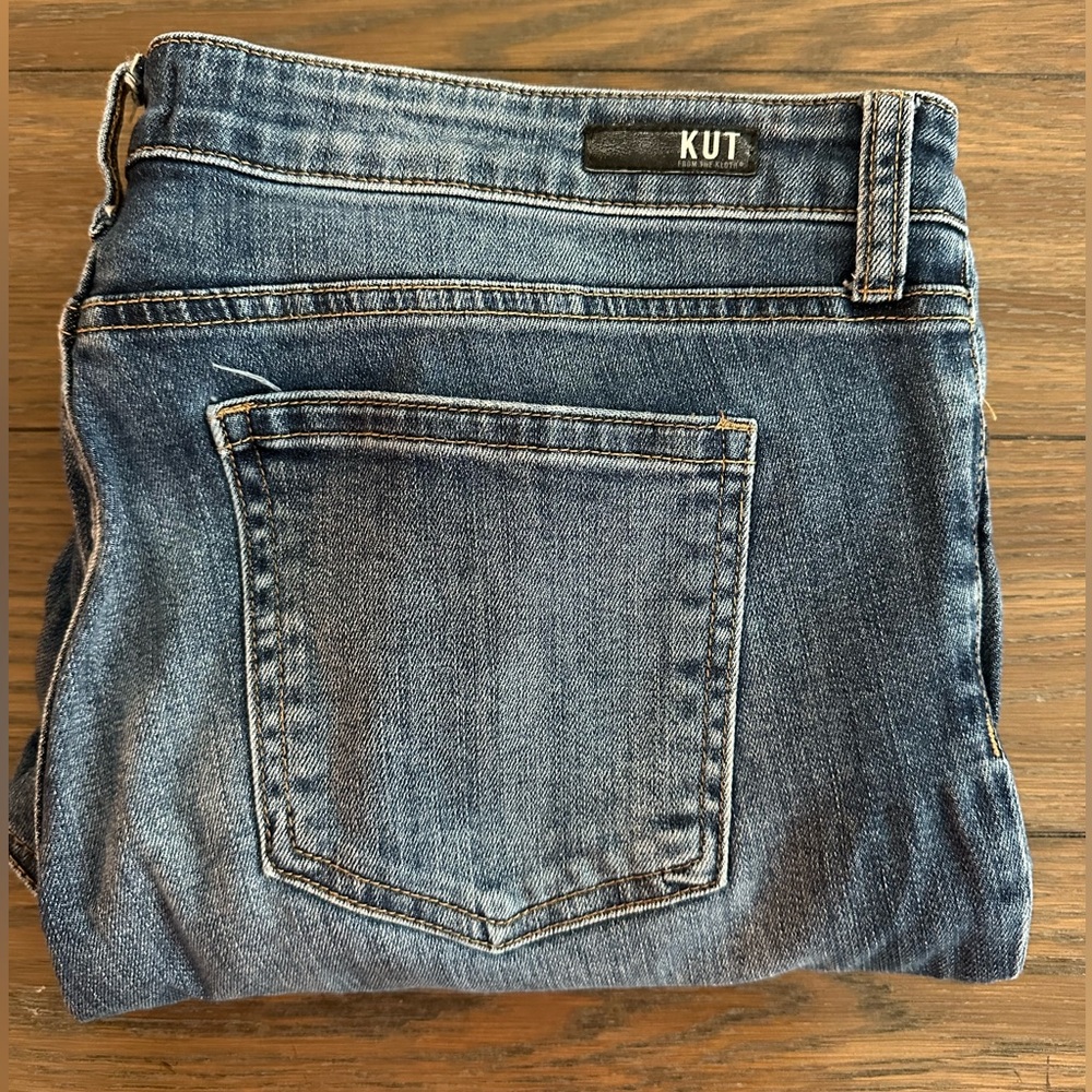 Kut from the Kloth Catherine High Rise Boyfriend Jeans Size 14